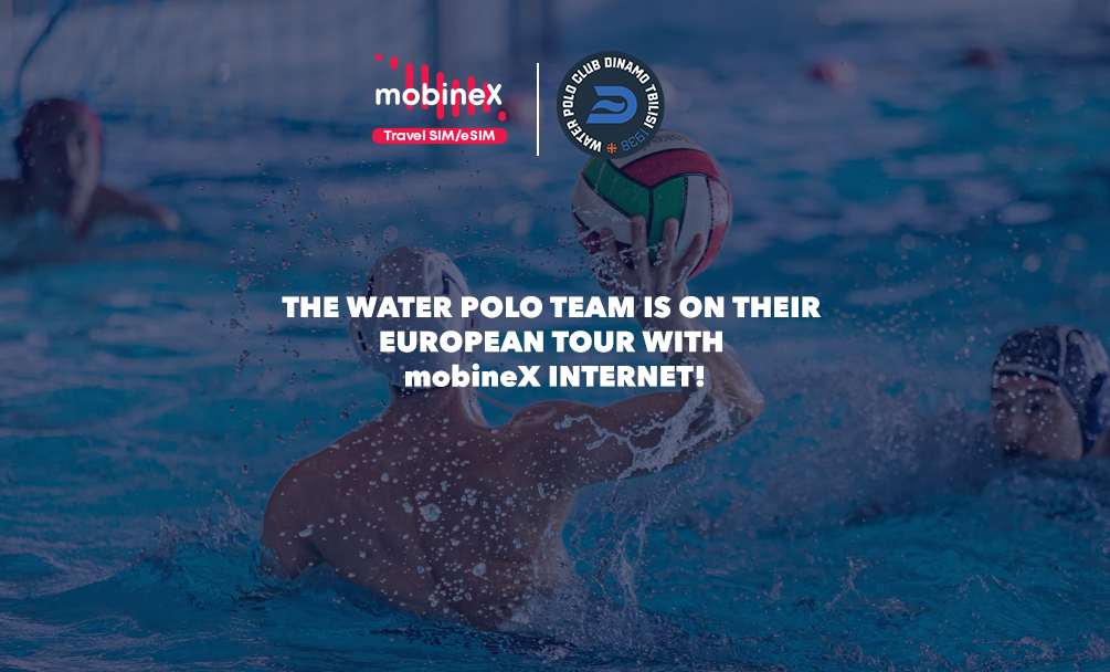 Dinamo Tbilisi in Croatia – mobineX Internet Accompanies the Waterpolo Team on Their European Tour