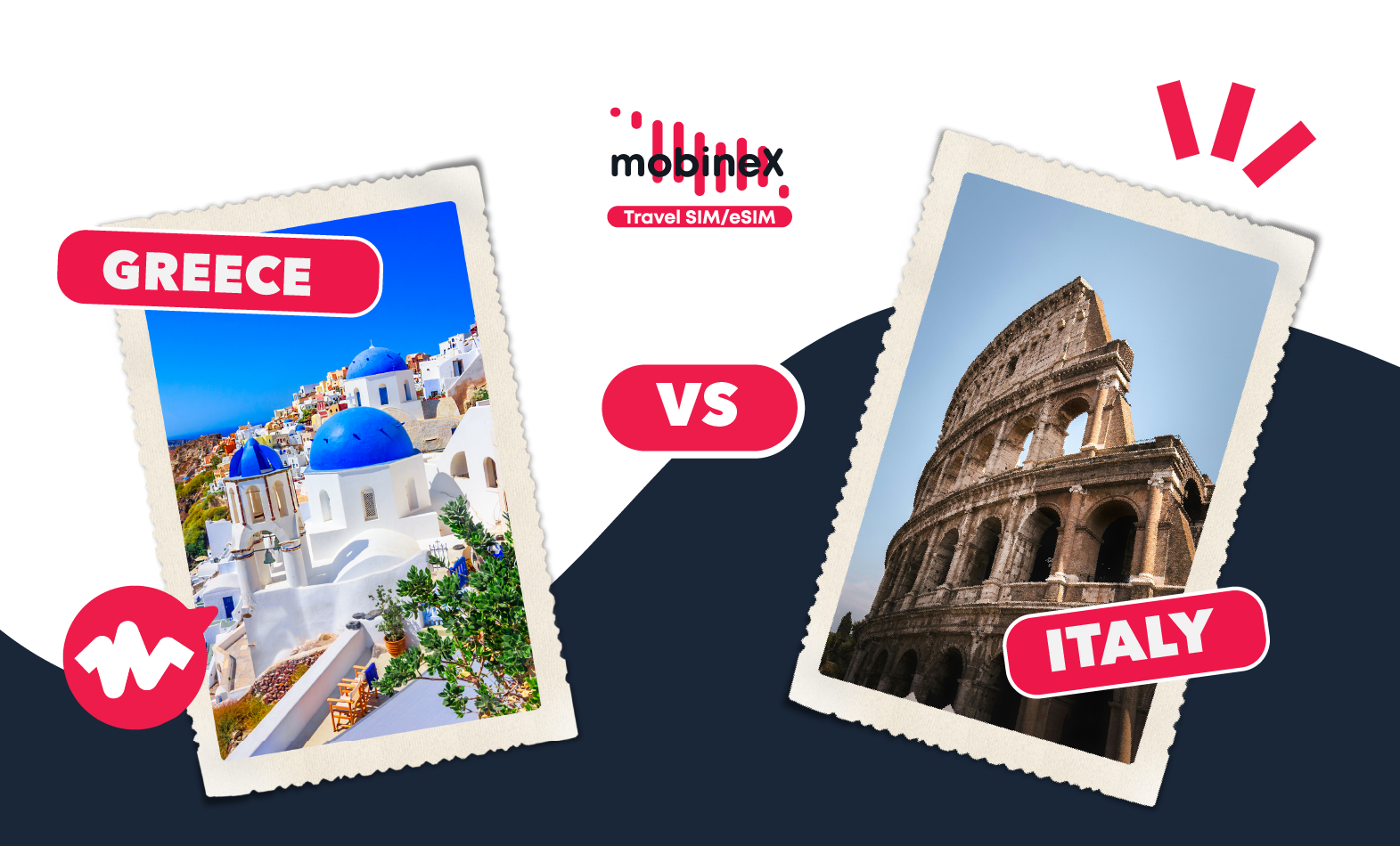 Greece or Italy? – Choose Your Travel Destination with mobineX